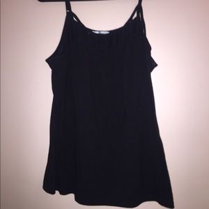 Black tank top